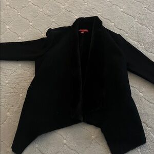 Saks Fifth Avenue Black Sweater Shrug